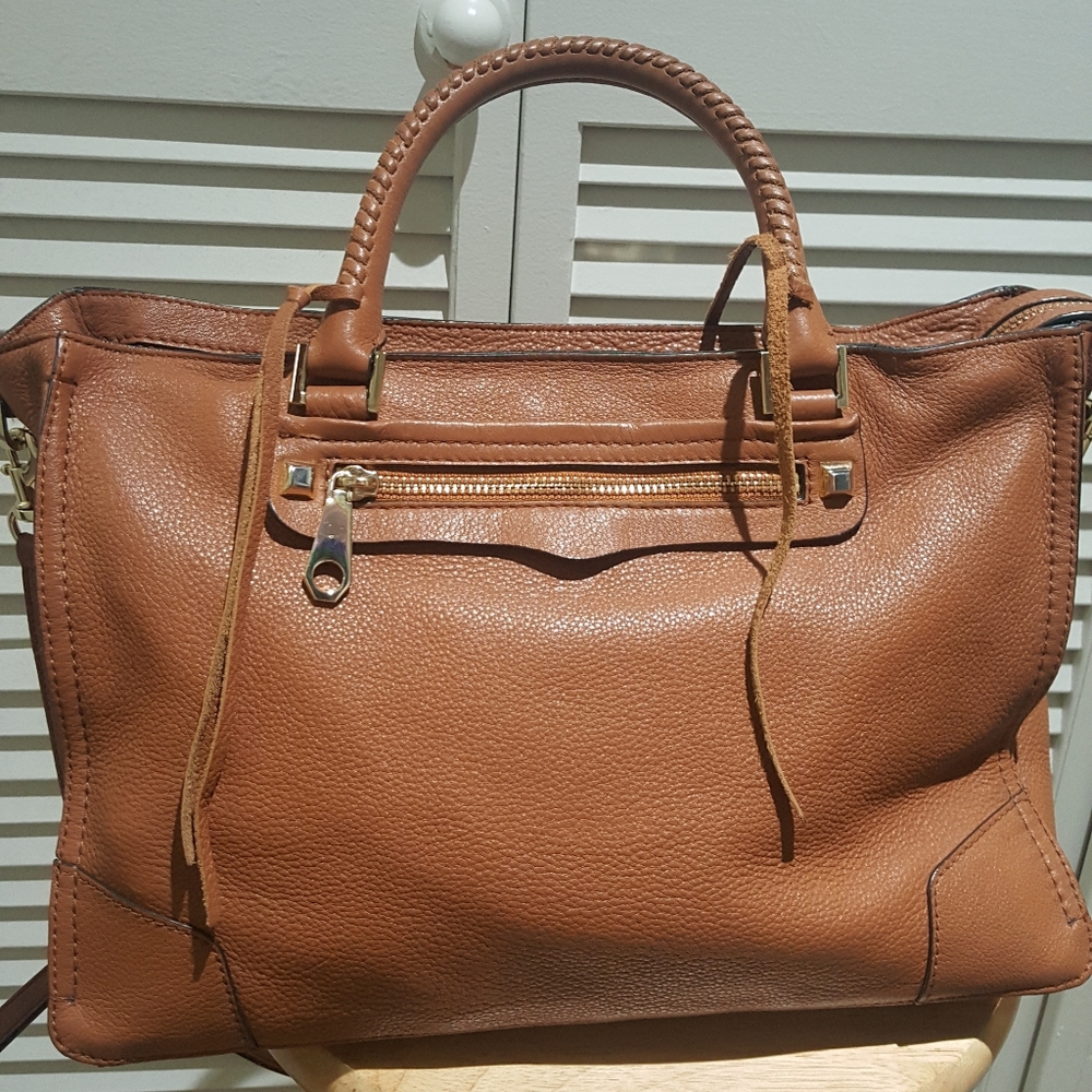 Rebecca Minkoff Brown Regan Leather Crossbody